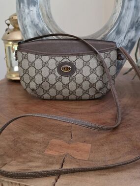 Gucci GG Brown Monogram Crossbody Bag
